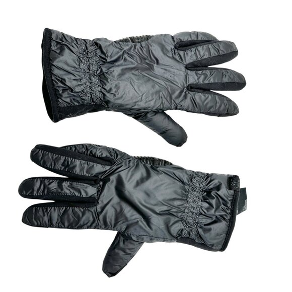 All In Motion Black S/M Winter Gloves Insulated Womens Stretch Grip Durable - Picture 6 of 6